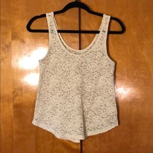 Lace tank top